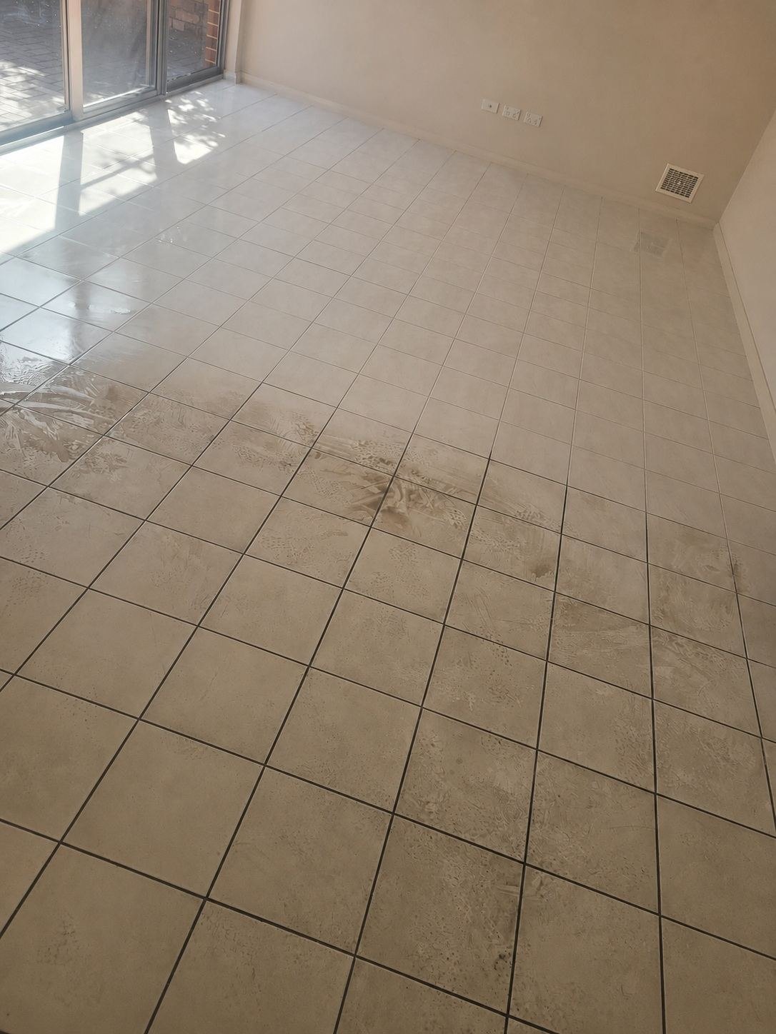 Residential tile and grout cleaning after result